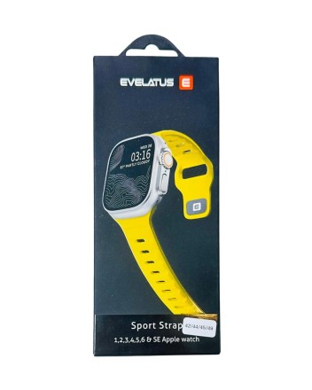  Сменный браслет Evelatus для Apple Watch 42-44-45-49mm жёлтый
