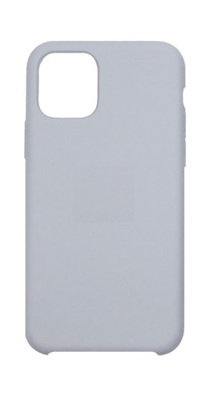  Чехол-накладка i-Phone 11 Pro Max Silicone icase №26 серебристо-голубая