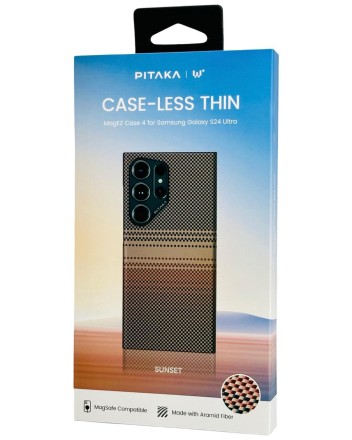  Накладка для Samsung Galaxy S24 Ultra Pitaka Magez Case 4 закат (Sunset)