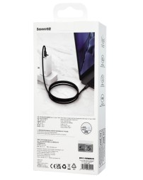 Кабель-зарядка Type-C на Type-C Baseus Tungsten Gold 100W 1м (CATWJ-01) черный