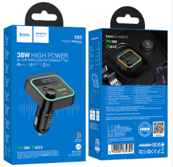 FM трансмиттер Hoco E85 черный