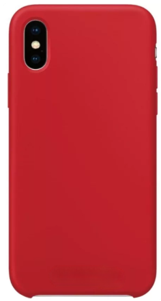  Чехол-накладка i-Phone X/XS Silicone icase №33 тёмно-красная