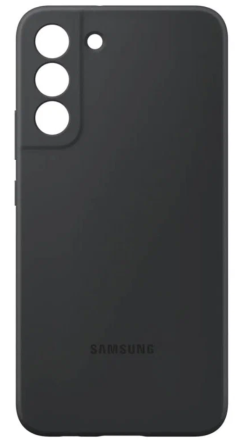  Накладка для Samsung Galaxy S22 Silicone cover без логотипа черная