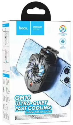  Держатель-вентилятор для телефона Hoco GM10 черный