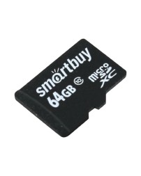 micro SDXC карта памяти Smartbuy 64GB Class 10 LE (без адаптера)