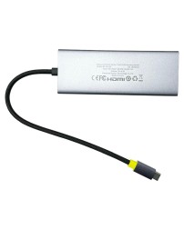 USB-C хаб Baseus UltraJoy Series 7в1 3USB/HDMI/2USB-C/RJ45 (B00052803811-03) серый