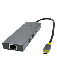 USB-C хаб Baseus UltraJoy Series 7в1 3USB/HDMI/2USB-C/RJ45 (B00052803811-03) серый