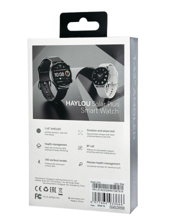  Умные часы Haylou Solar Plus RT3 LS16 серебристые