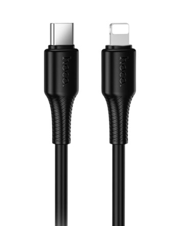  Usb Кабель-зарядка Type-C на Lightning Hoco X120 27W 1м черный