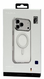 Накладка для i-Phone 17 Pro Max Puloka Armor Magsafe синий