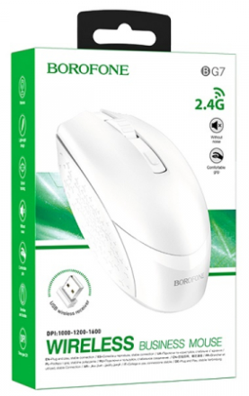  Мышь беспроводная Borofone BG7 белый