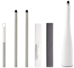 Швабра Ningbo Blue Small Fish Squeeze MOP PU03A белая