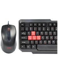 Проводной комплект клавиатура+мышь Smartbuy Smartbuy ONE черно-красный (SBC-230346-KR)