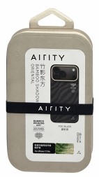 Накладка для i-Phone 17 Pro Airity Aramid Fiber Bamboo Shadow Fog Magsafe черный