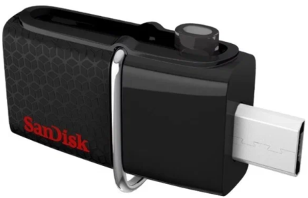  3.0 USB флеш накопитель SanDisk 16GB Dual Drive OTG SDDD2-016G-GAM46