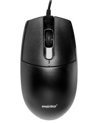 Мышь проводная Smartbuy ONE 216 USB/DPI 1000/3 кнопки/1.5м черная (SBM-216-K)
