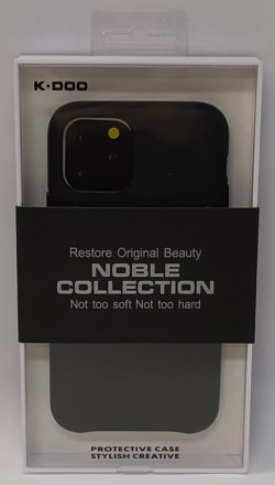  Накладка для i-Phone 11 Pro K-Doo Noble кожаная черная