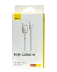 Usb Кабель-зарядка TYPE-C Baseus Cafule Series 1м (CAKF000102) 66W белый