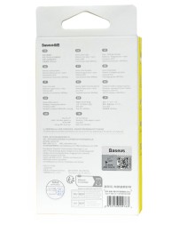 Usb Кабель-зарядка TYPE-C Baseus Cafule Series 1м (CAKF000102) 66W белый