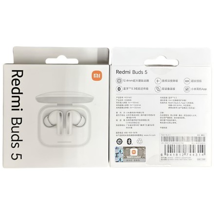  Наушники беспроводные Xiaomi Redmi Buds 5 белые