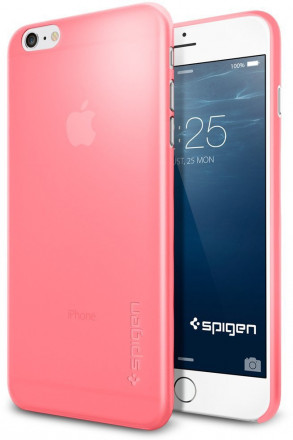 Клип-кейс Spigen для i-Phone 6 Plus  Air Skin SGP11160 ярко-розовый