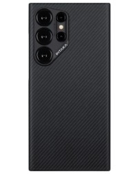 Накладка для Samsung Galaxy S24 Ultra Pitaka Magez Case 4 черно-серый