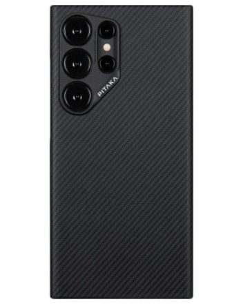  Накладка для Samsung Galaxy S24 Ultra Pitaka Magez Case 4 черно-серый