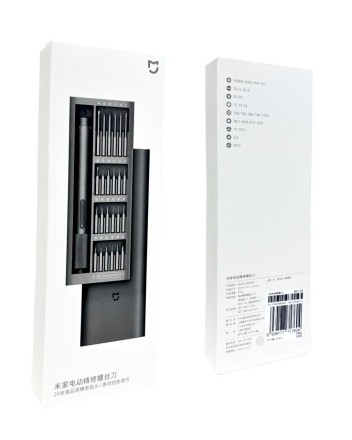  Отвертка электрическая Mijia Wiha Electric Screwdriver Set 24 в 1 (MJDDLSD003QW) серая