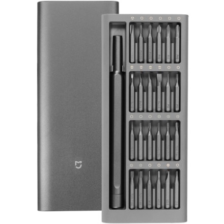  Отвертка электрическая Mijia Wiha Electric Screwdriver Set 24 в 1 (MJDDLSD003QW) серая