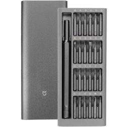 Отвертка электрическая MiJia Wiha Electric Screwdriver Set 24 в 1 (MJDDLSD003QW) серая