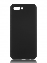 Накладка для Huawei Honor 10 силикон матовый чёрный