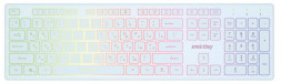 Клавиатура проводная с подсветкой Smartbuy ONE 305 USB белая (SBK-305U-W)