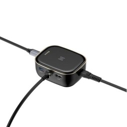 USB хаб Baseus AC Multifunctional 2USB/1C/HD 4K/SD/TF/RJ45 CAHUB-AC01 черный