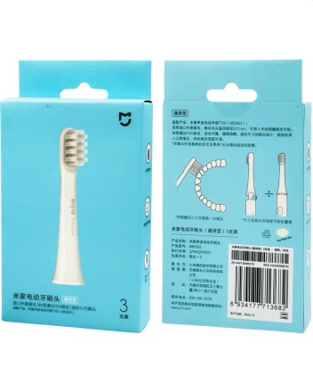  Насадки для зубной щетки MiJia T100 3шт белые