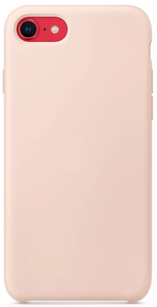  Чехол-накладка i-Phone 6/6s Silicone icase №19 песочно-розовая