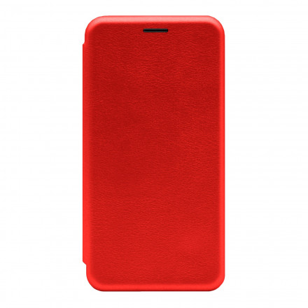  Чехол-книжка Xiaomi redmi 10X Fashion Case кожаная боковая красная