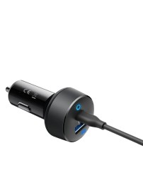 Автомобильное заряд. устр. Anker Power Drive 2 (A2720) черное