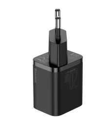 Сетевое зар. устр. Baseus Super Si Quick Charger 1C 20W EU CCSUP-B01 черное