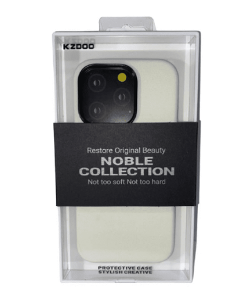  Накладка для i-Phone 14 Pro K-Doo Noble кожаная белая