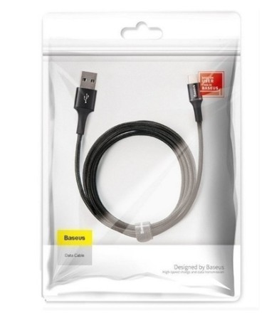 Usb Кабель-зарядка Lightning Baseus Halo 1м (CALGH-B09) красный