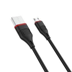 Usb Кабель-зарядка Micro Borofone X17 Enjoy 2A 1м силиконовый чёрный