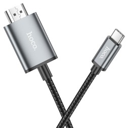 Кабель-переходник Hoco UA27 HDMI (папа) на Type-C (папа) черный