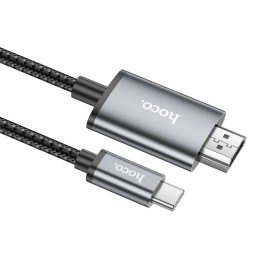 Кабель-переходник Hoco UA27 HDMI (папа) на Type-C (папа) черный