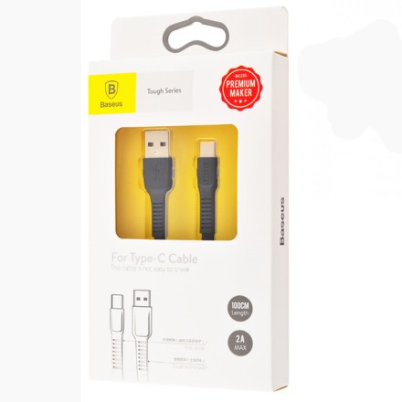  Usb Кабель-зарядка TYPE-C Baseus Tough 2A 1м (CATZY-B01) чёрный