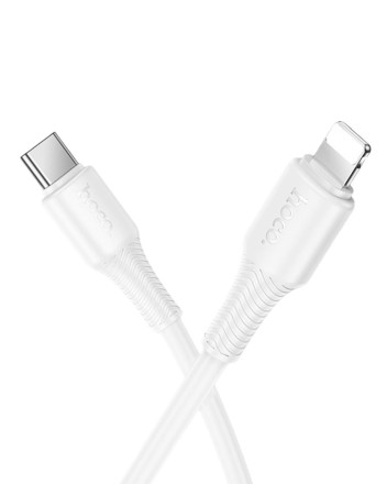  Usb Кабель-зарядка Type-C на Lightning Hoco X120 27W 1м белый
