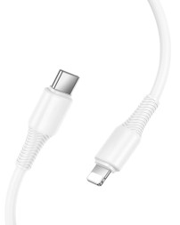 Usb Кабель-зарядка Type-C на Lightning Hoco X120 27W 1м белый