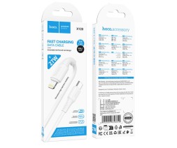 Usb Кабель-зарядка Type-C на Lightning Hoco X120 27W 1м белый