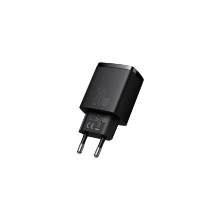  Сетевое зар. устр. Baseus Compact 20W EU 1USB/1C CCXJ-B01 черное