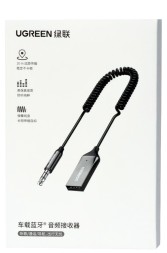 Адаптер Ugreen CM309 AUX Car Receive BT5.3 серый