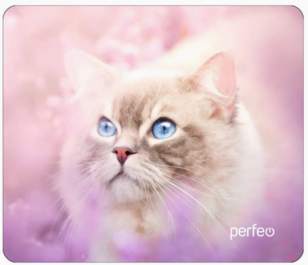  Perfeo Коврик для компьютерной мыши &quot;Cat&quot;, Рис.15 (240*200*2 мм), ткань+резиновое основание